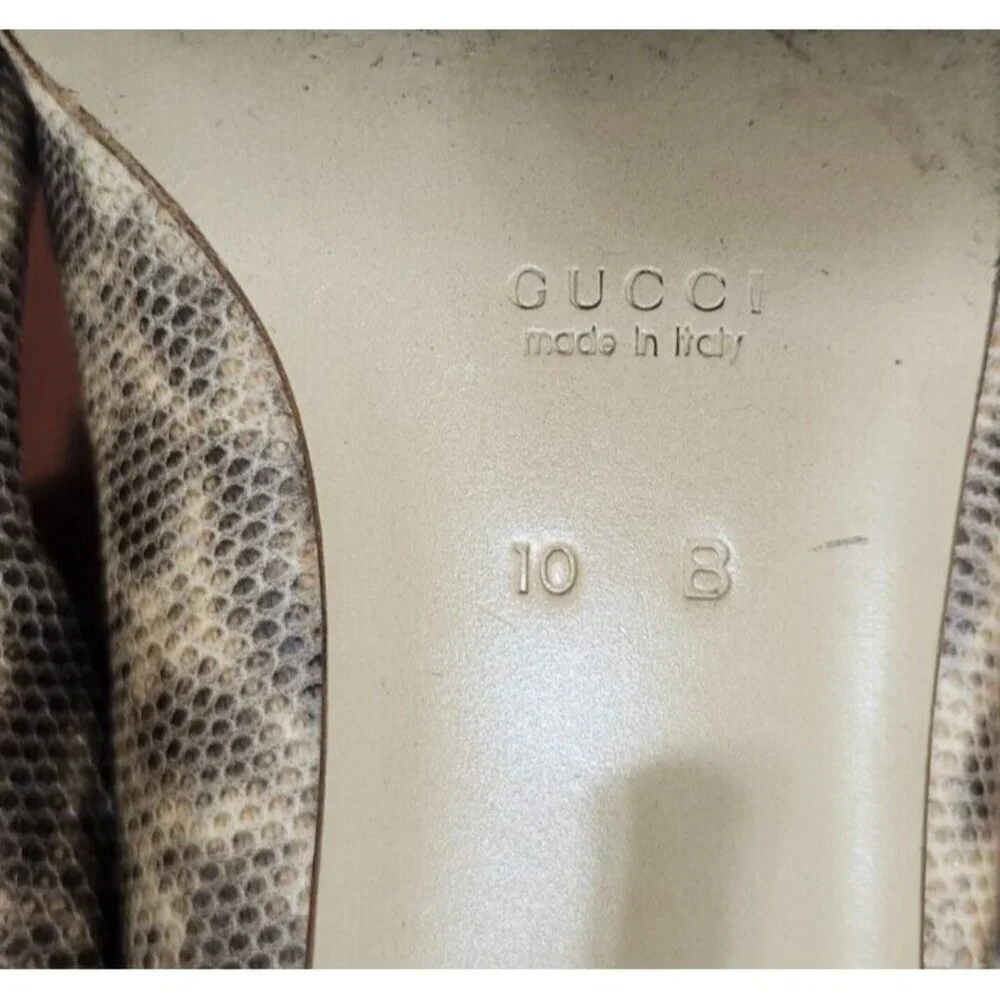 Gucci leather brown
